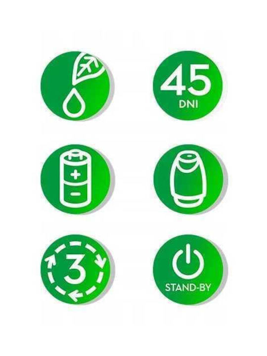 Reckitt LED Ultraschall Aromatherapie-Diffusor mit Timer Grüne 20ml
