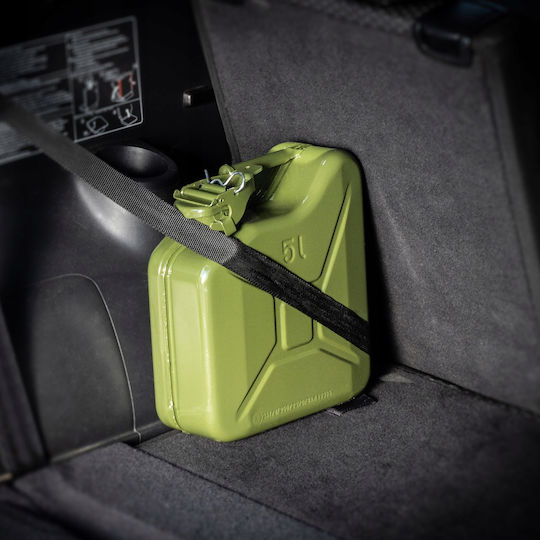 Kadax Stahl Kraftstoffkanister 5l + 31 Cm Trichter Grüne