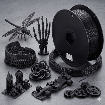 Pla Filament 3d Printer Professional Lab 5 Kg 1.75 Mm Black