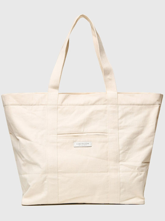 Funky Buddha Beach Bag White