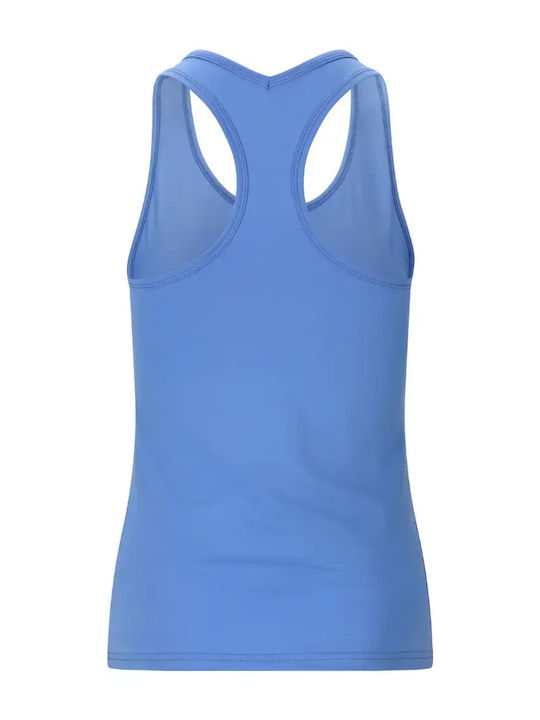 Women's Sports Sleeveless Blue Blouse Blue