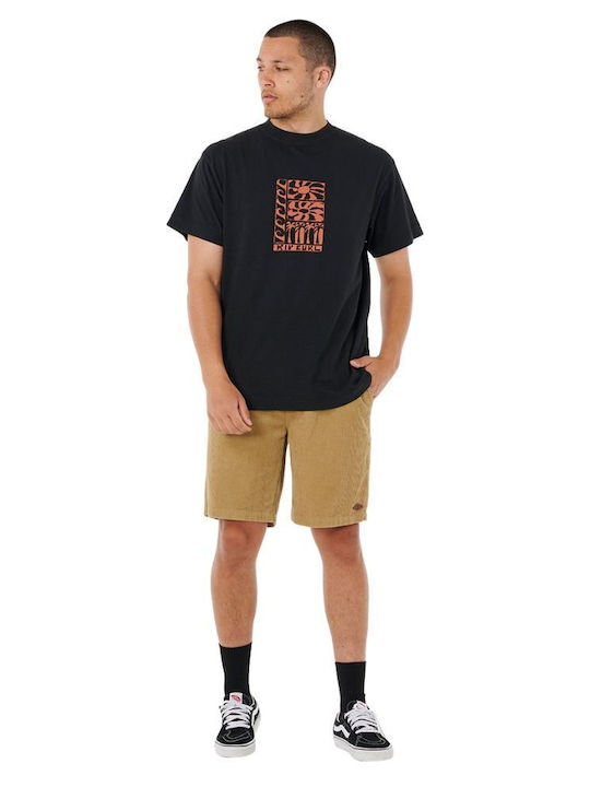Herrenblusen T-Shirt Schwarz