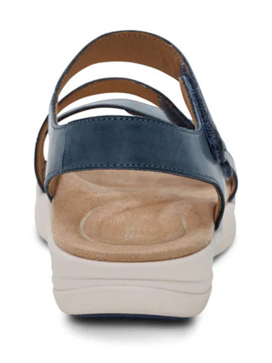 Leather Women's Anatomic Blue Sandals EN2008W