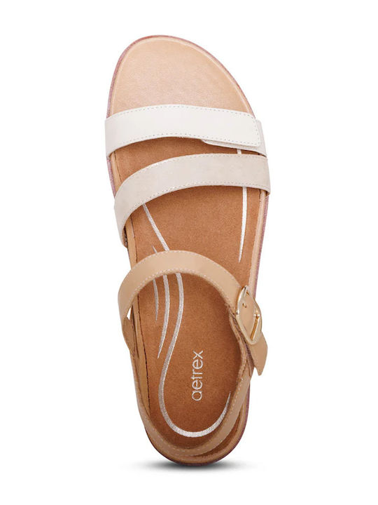 Leather Women's Anatomic Gold Sandals