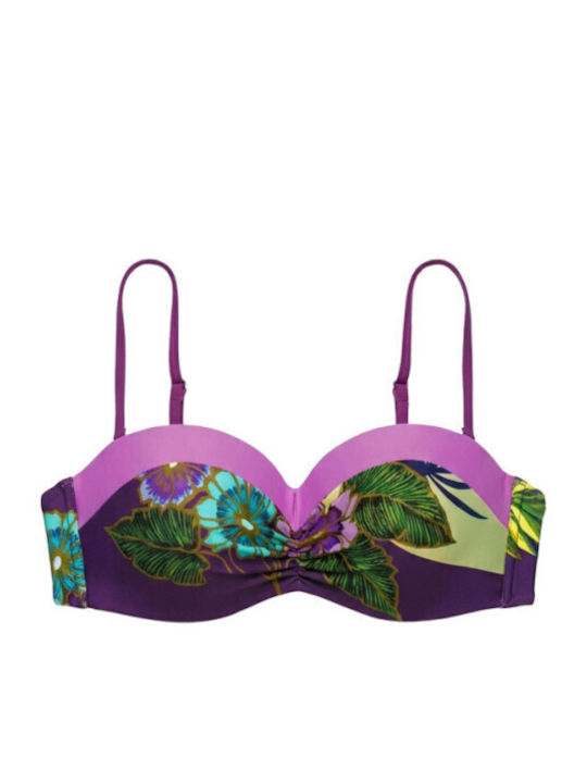 Bikini Bra With Padding Violet