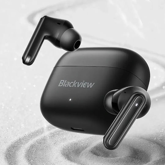 BlackView AirBuds 16 Bluetooth Handsfree Ακουστικά με Αντοχή στον Ιδρώτα και Θήκη Φόρτισης Μαύρα