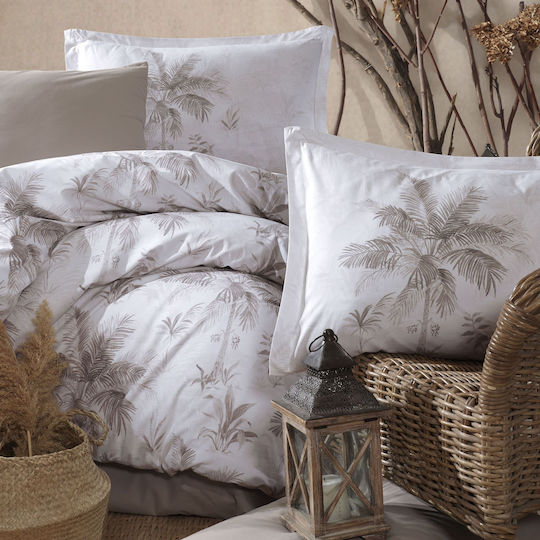 Clasy Home Σετ Διπλή 200x220cm Μπεζ