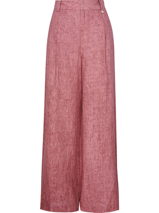 Women's Linen Pantaloons Red