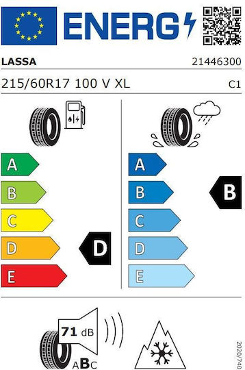 Lassa 215/60R17 100VV XL Winter Autoreifen