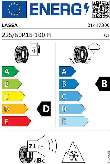 Lassa 225/60R18 100HH Winter Car Tyre