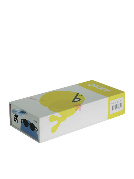 Okky Round Baby Kids Sunglasses with Polarized Blue Lens
