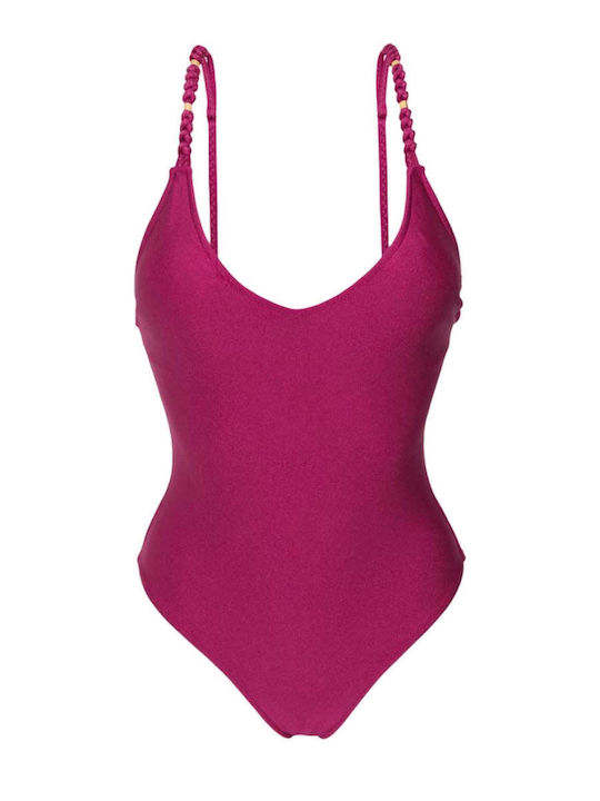 Costum De Baie Întreg Violet