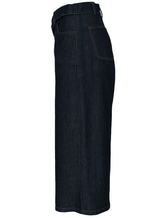Bermudă Denim Albastră Pentru Femei