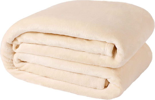 Κουβέρτα Γούνινη Διπλή 200x210εκ. Beige