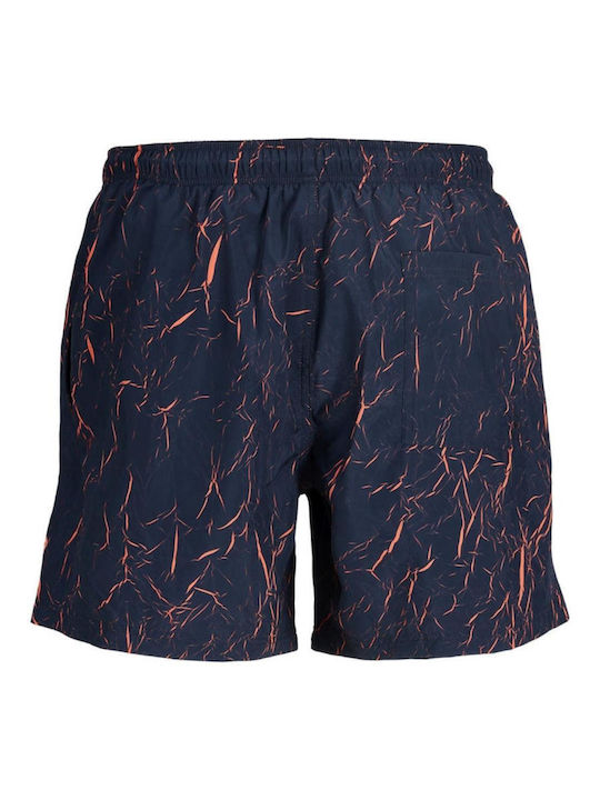 Men's Swimwear Bermuda Blue with Patterns