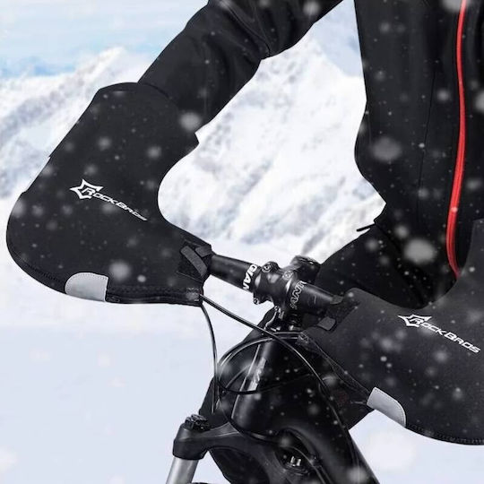 Handlebar Warmers Windproof Hand Covers Rockbros Gloves D16-b Waterproof