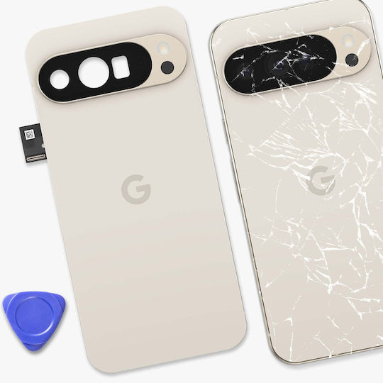 Google Original Battery Cover Google Pixel 10 Pro Xl Preinstalled Adhesive White