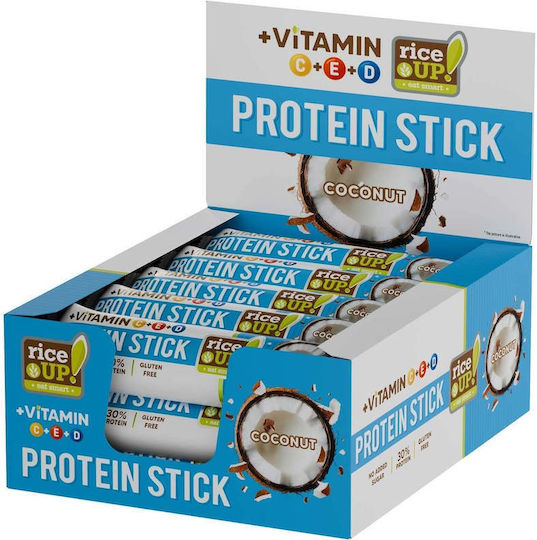 RiceUp Bars With 30% Protein & Energy Flavour 15x40gr