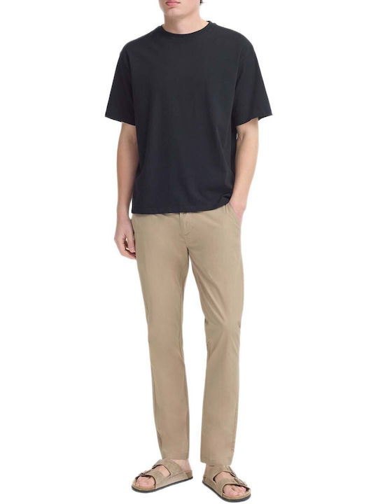 Chino Trousers In Slim Fit Beige