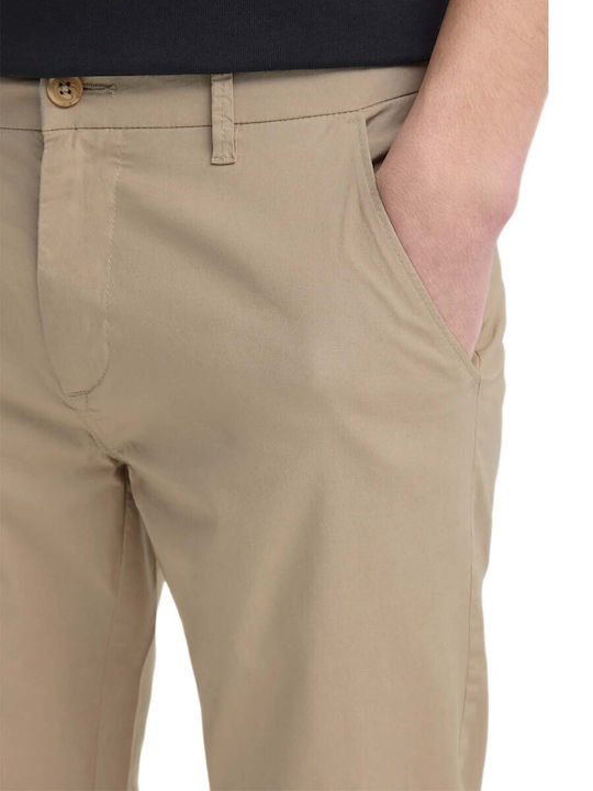 Chino Trousers In Slim Fit Beige