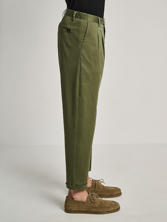 Trousers in Relaxed Fit Khaki 60-BP0191.055.N0093