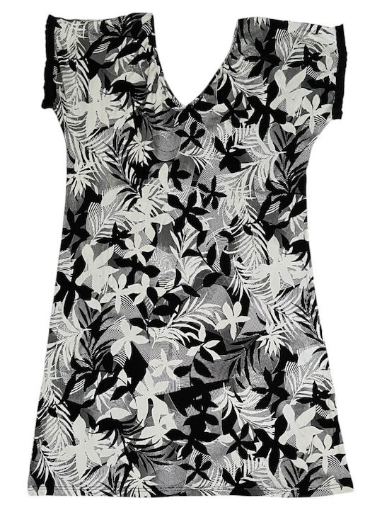 Jeannette Lingerie Women's Mini Beach Dress Black