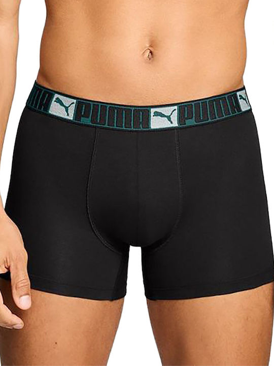 Мъжки Боксерки Петролени С Принт 2Pack