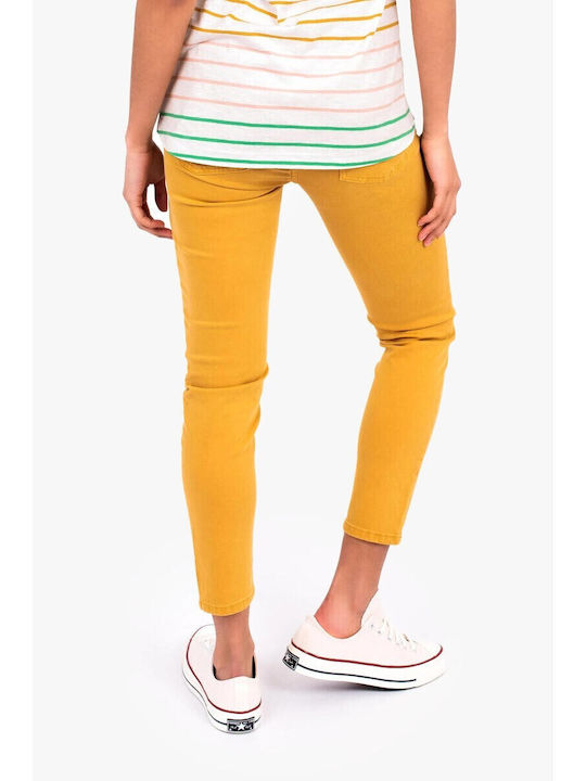 Women's Jean Pants in Slim Fit Yellow