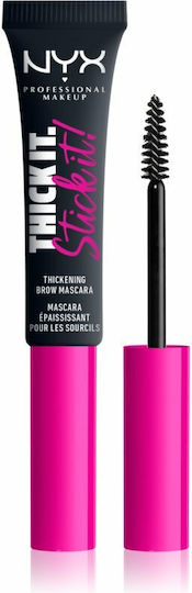 NYX Professional Makeup Thick It Stick It Mascara For Eyebrows 08 Black 7ml