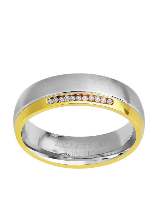 Akzent Bicolour Wedding Ring