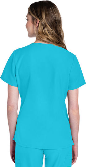 Cherokee Originals Ultra Female Medical Blouse Turquoise