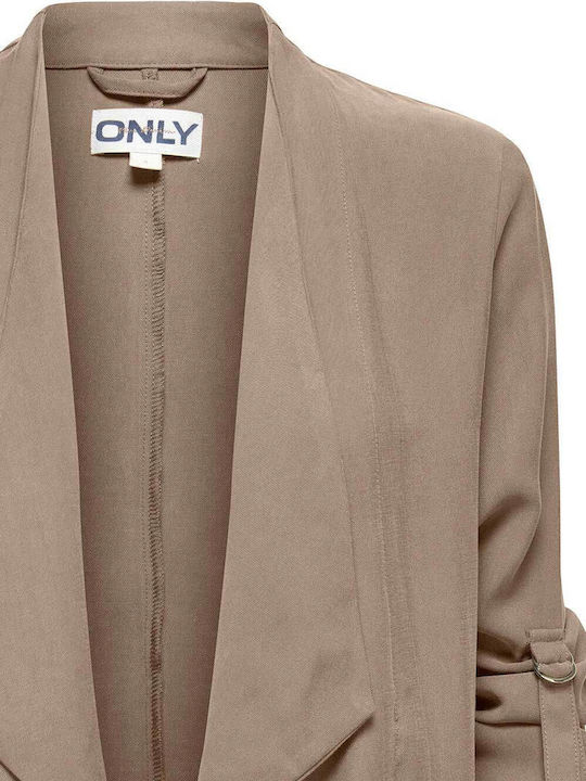 Only Women's Blazer Silver Mink