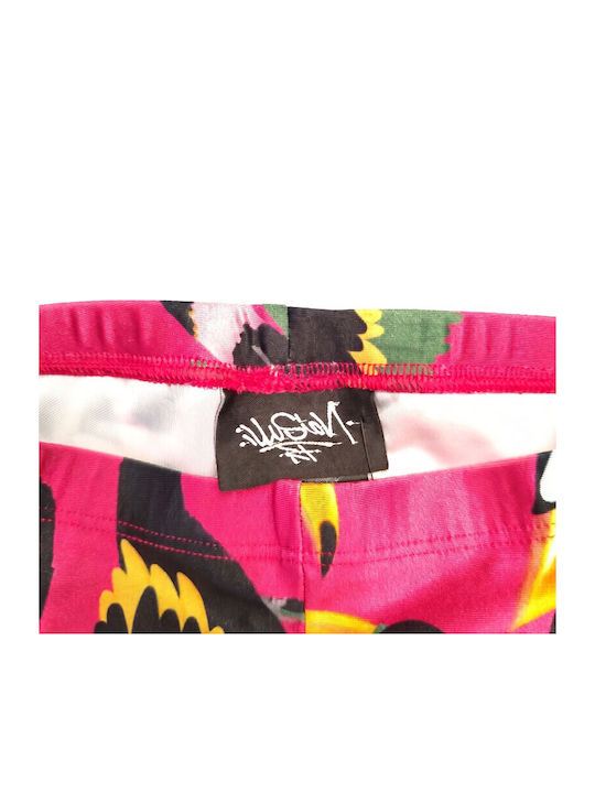 Kids Cycling Short Leggings Orange