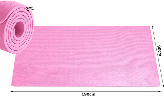 Verk Group Exercise Mat Yoga Pink (190x90cm)