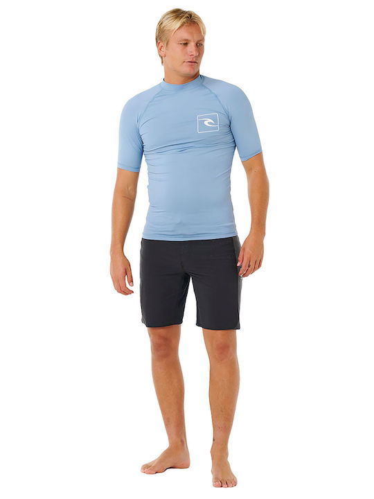 Rip Curl Upf UPF 50 Ανδρική Κοντομάνικη Αντηλιακή Μπλούζα Μπλε