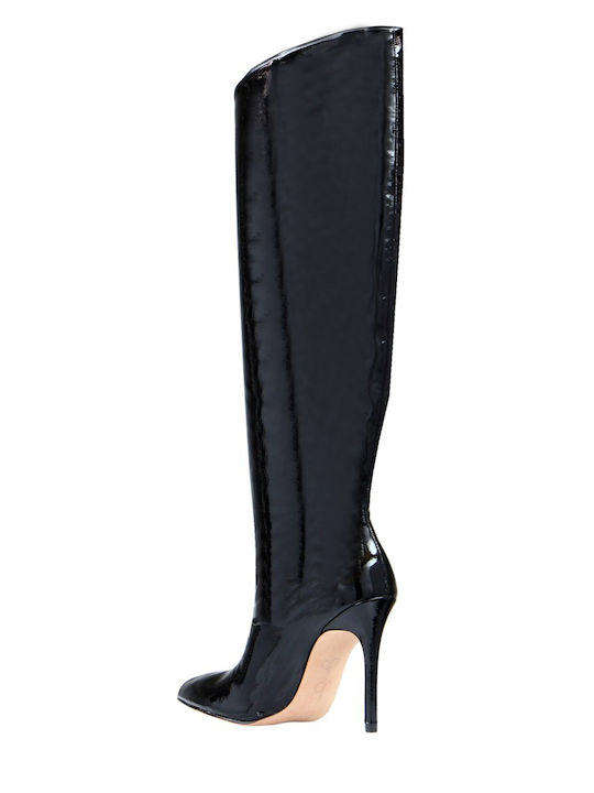 Damenstiefel mit Hohem Absatz Schwarz