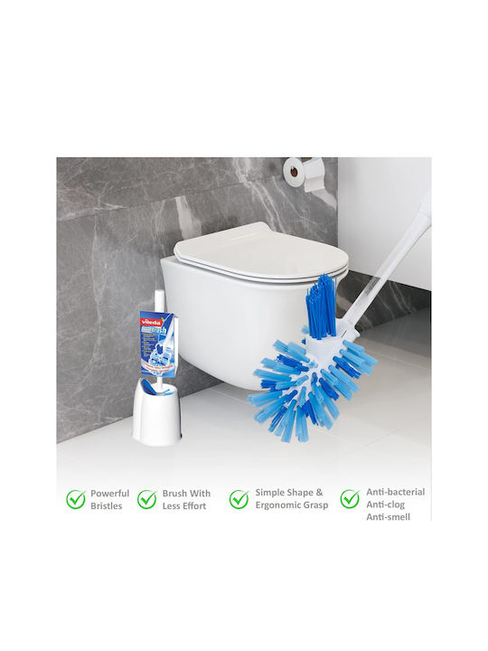 Vileda Metallische Toilettenbürste Badezimmer Silber