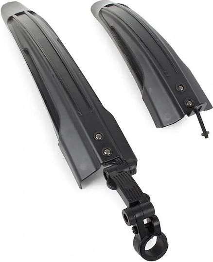 Bicycle Mudguards Set Front Rear Wheels 24-28" Black
