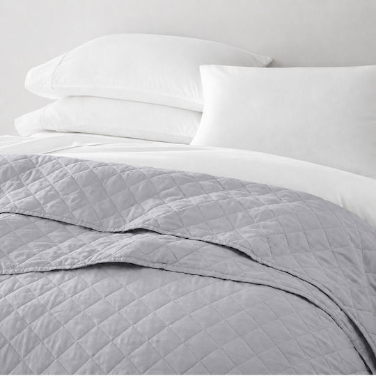 Astron Italy Hotel Bedspread Queen Size M240xP220cm Gray