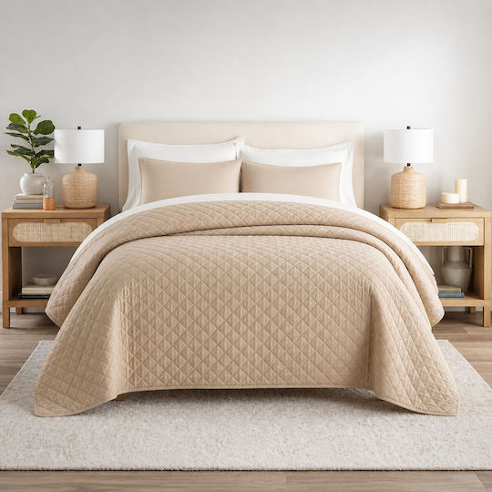 Astron Italy Hotel Bedspread Blanket Single M240xP160cm Gray