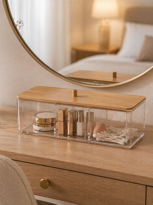 MRShome Органайзер за Козметика с Разделители 23x9.5x6.5см