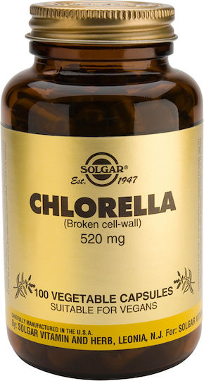 Solgar Chlorella 100 veg. Kappen