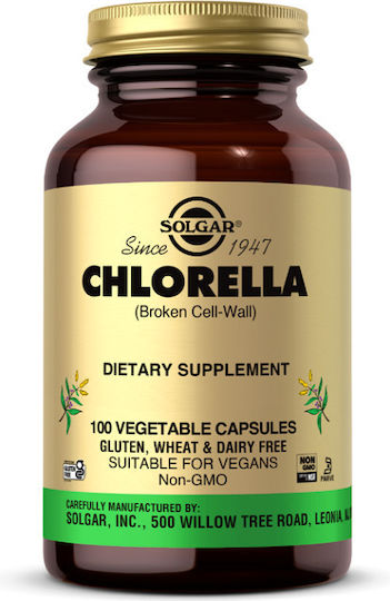 Solgar Chlorella 100 veg. Kappen