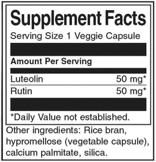 Swanson Luteolin Complex 100mg 30 caps