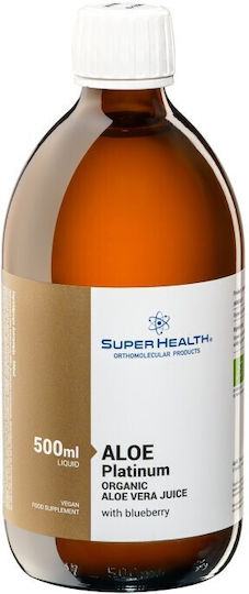 Super Health Aloe Platinum 500ml Blueberry
