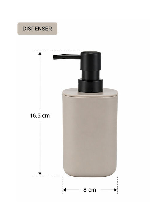 MRShome MRShome Badezimmerzubehör-Set Kunststoff Braun 3 Stück