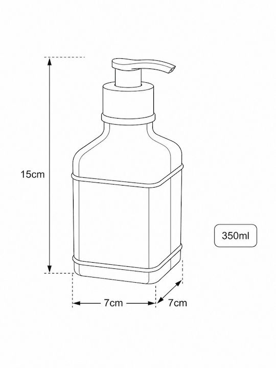 MRShome Dispenser Kitchen Glass Green 350ml
