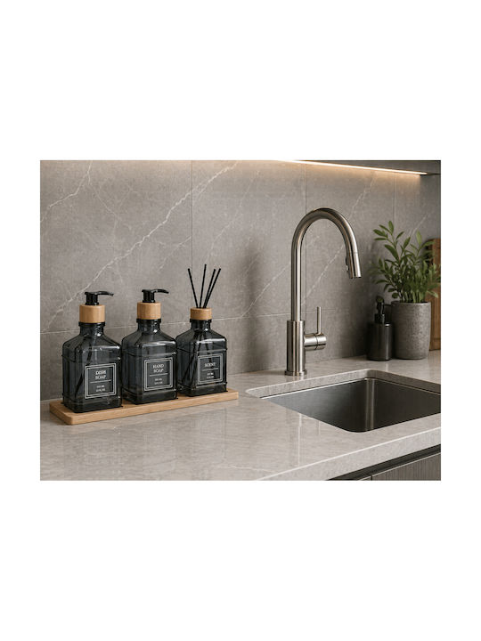 MRShome Dispenser Kitchen Glass Gray 350ml