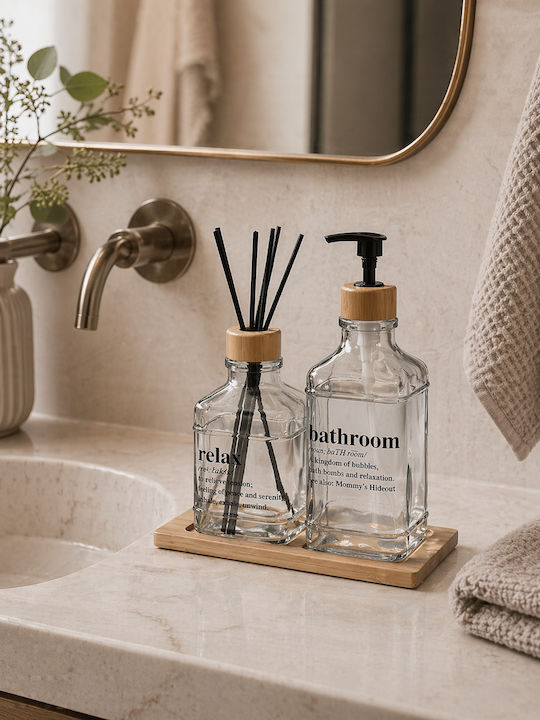 MRShome Spender Glas Transparent 500ml