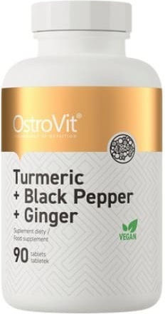 Ostrovit Turmeric + Black Pepper + Ginger [90 Capsules]